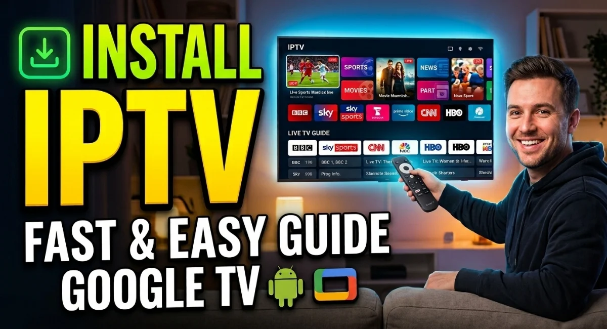 IPTV on Android TV installation and setup guide